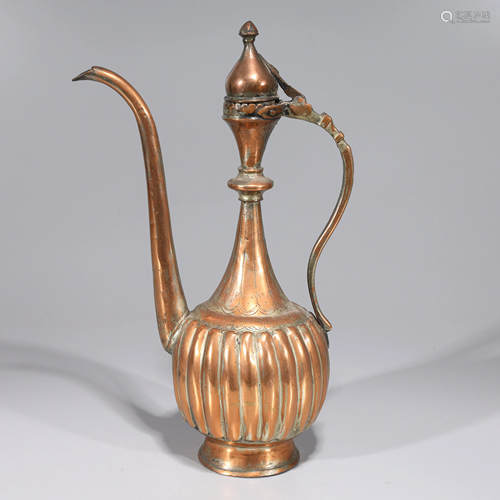 Large Antique Indian Teapot