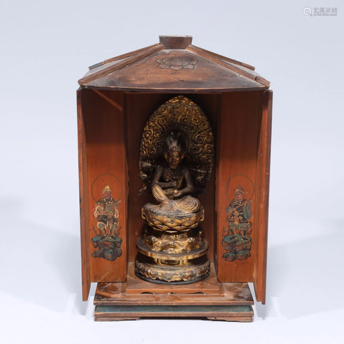 Large & Unusual Japanese Edo Period Zushi