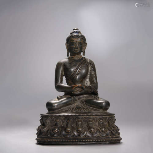  COPPER FIGURE OF SHAKYAMUNI