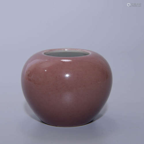 PEACHBLOOM-GLAZE WATER POT