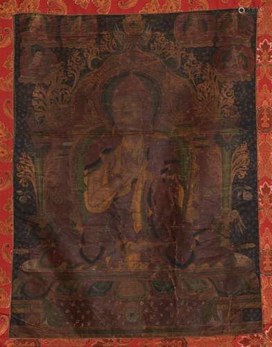 THANGKA PANEL OF GURU