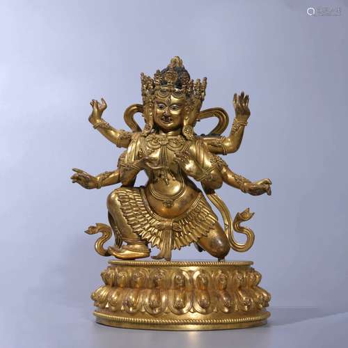 GILT BRONZE PARNASHAVARI