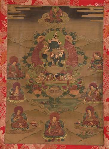 THANGKA PANEL OF MANDKESVARA