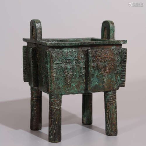 BRONZE RITUAL VESSEL DING