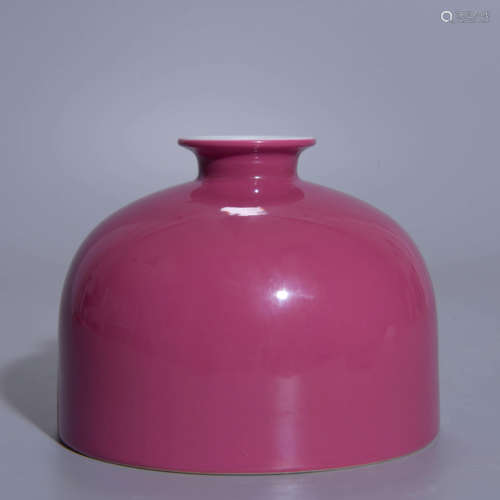 ROUGE-PINK GLAZE BEEHIVE-SHAPED ZUN