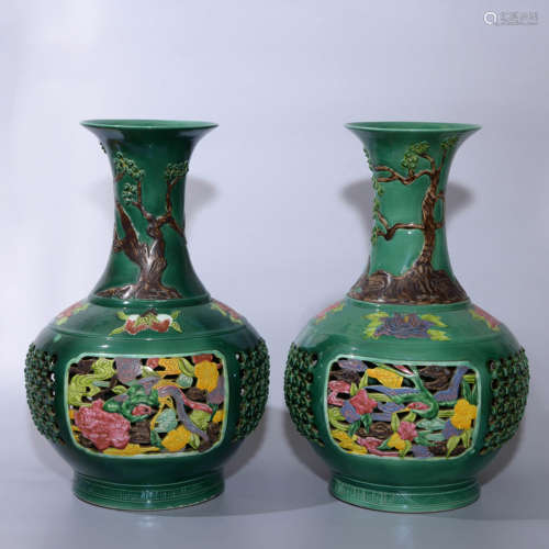  FALANGCAI PHOENIX GLOBULAR VASES