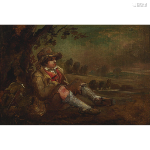 Attributed to George Morland (1763-1804), BOY RESTING
