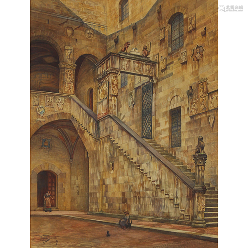 Reginald Barratt (1861-1917), PALAZZO DEL BARGELLO,