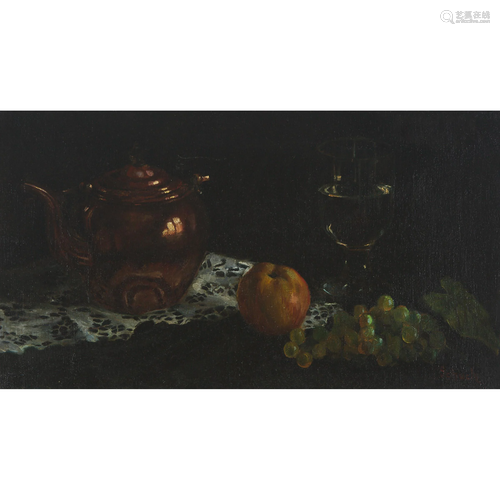 Attributed to Carl Schuch (1846-1903), STILL LIFE WITH