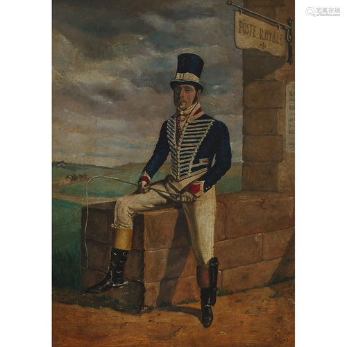 Initials J.B. (active 1828), COACHMAN RESTING AT THE