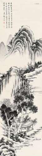 何维朴（1842～1922） 山居图 立轴 纸本