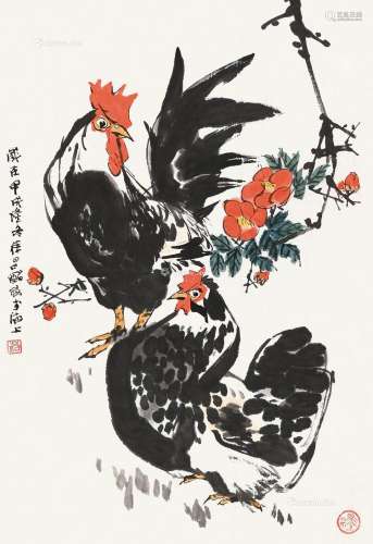 徐昌酩（1929～2018） 大吉图 镜心 纸本