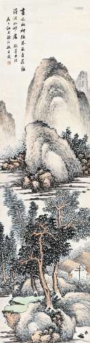 徐行敏（1871～1932） 幽居山林 立轴 纸本