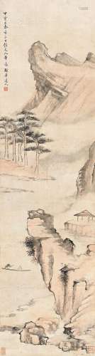 瑶华道人（1743～1811） 归棹图 镜片 纸本