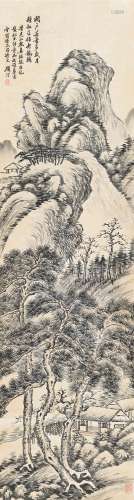 顾沄（1835～1896） 山水 立轴 纸本