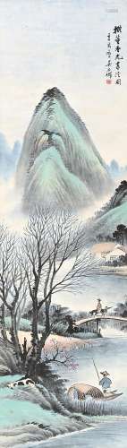 吴石僊（1845～1916） 春色 立轴 纸本