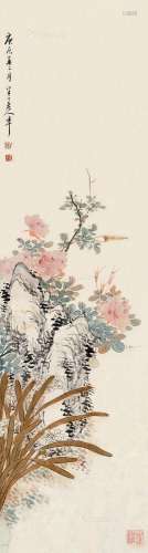 陈半丁（1876～1970） 花卉 立轴 纸本