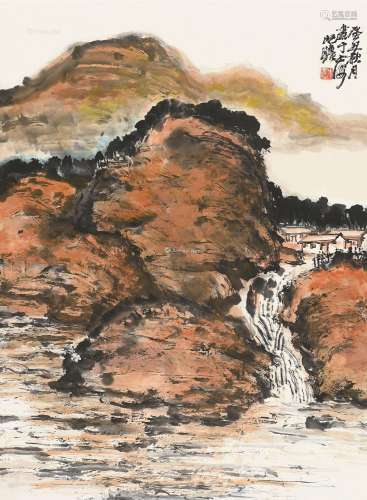 朱屺瞻（1892～1996） 山居 立轴 纸本