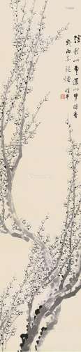 金心兰（1841～1909） 梅 屏轴 纸本