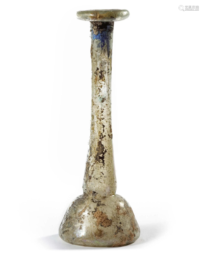 A ROMAN GLASS BOTTLE, 3RD-4TH CENTURY AD