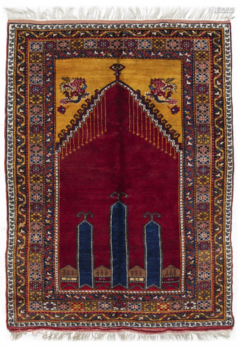 A KONYA PRAYER RUG