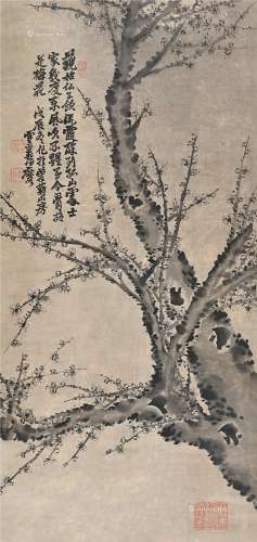 彭玉麟（1816～1890） 梅花 立轴 纸本