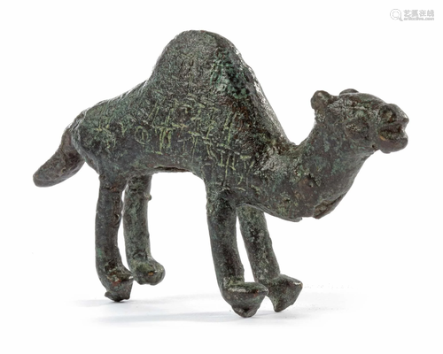 A CEREMONIAL FIGURE IN THE FORM OF A CAMEL, 2ND-3RD