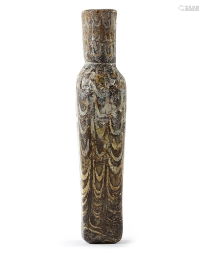 AN EARLY ISLAMIC GLASS BOTTLE EGYPT OR SYRIA, 7TH-8TH