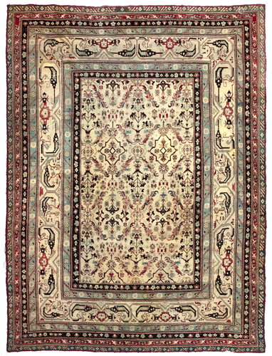 AN AGRA TAJ-MAHAL CARPET, INDIA, 19TH CENTURY