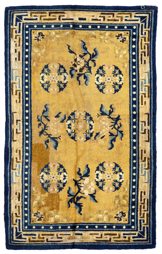 A NINGXIA RUG, 19TH CENTURY