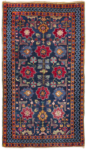 A KARABAG RUG WITH ALL-OVER PATTERN