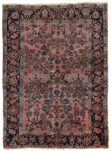 A SMALL BIJAR RUG, 20TH CENTURY