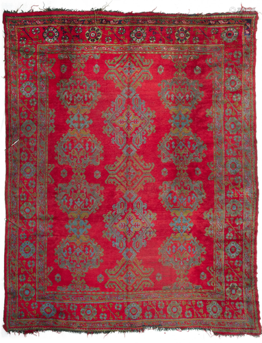 AN USAK RUG, WEST ANATOLIA, CA. 1900