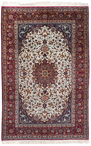 AN ISFAHAN CARPET, 1900