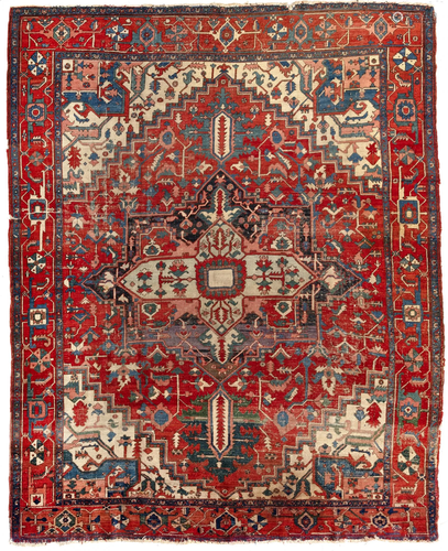 A HERIZ SERAPI RUG, NORD WEST IRAN, 19TH CENTURY