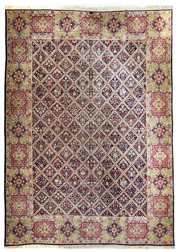 A SIGNED TABRIZ CARPET, IRAN, 1920