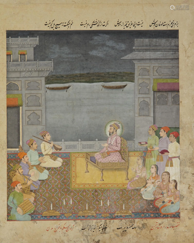 SHAH JAHAN ENTERTAINED WITH MUSIC AT NIGHT BY A GROUP