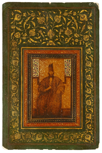 A PORTRAIT OF MIRZA SAID KHAN ANSARI, PERSIA, QAJAR,