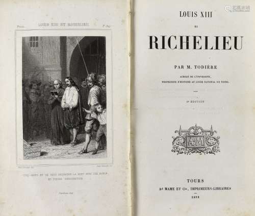 Todière, Louis Phocion. Louis XIII et Richelieu. 2e. Ed. Tou...
