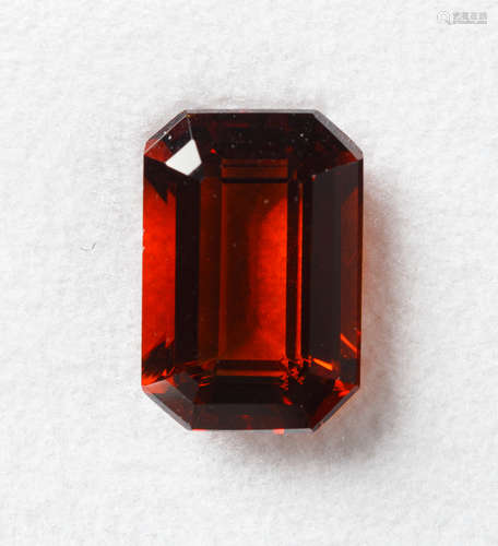 Loser oktagonaler Citrin in Madeira-Farbe, 3,78 ct.