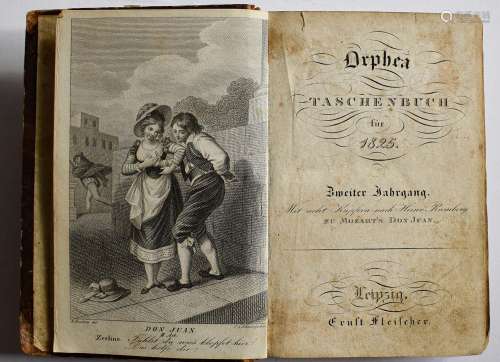 Almanach: Orphea Taschenbuch für 1825. Verlag Ernst Fleische...