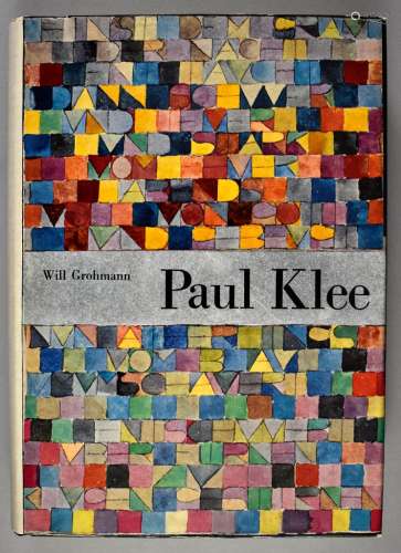 Grohmann, Will. Paul Klee. Verlag W. Kohlhammer, Stuttgart 1...