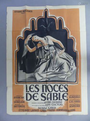 FOURASTIE et ALLARD. Affiche lithographiée du film marocain ...