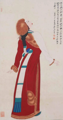 A Chinese Scroll Painting By Zhang Daqian P2018N1817