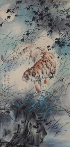 A Chinese Scroll Painting By Yang Shanshen P2018N1811