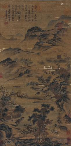 A Chinese Scroll Painting By Xia Gui P35N206