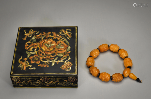 A Tianhuang Boulders Bracelet Qing Dynasty