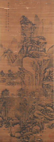 Wang Hui  Landscape Painting Scroll