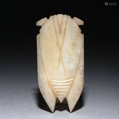 A Carved Jade Cicada