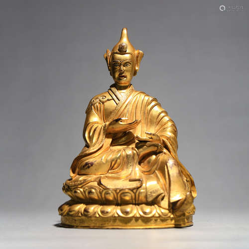 A Gilt Bronze Figure